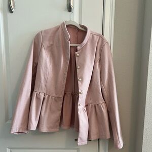 Dusty pink professional jacket.